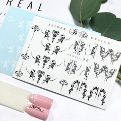 Sticker VENZEL 5 bianco IBDI Nails