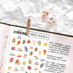 Sticker Design Stiker07 (Adesivi idrosolubili) IBDI Nails