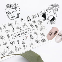 Sticker Nr. 444 di IBDI Nails