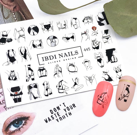 Sticker Nr. 445 von IBDI Nails