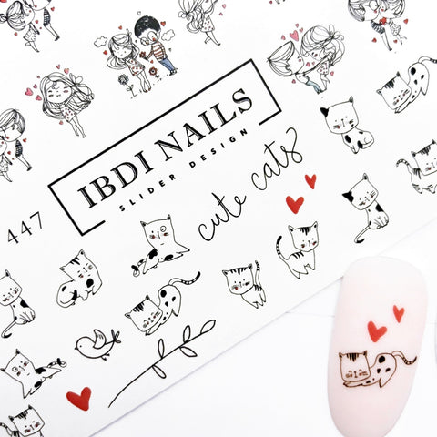 Sticker Nr. 447 von IBDI Nails