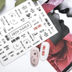 Sticker Nr. 452 di IBDI Nails