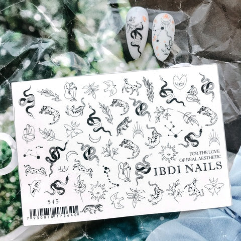 Sticker Nr. 545 di IBDI Nails