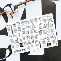 Sticker Nr. 547 di IBDI Nails