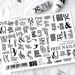 Sticker No. 550 by IBDI Nails