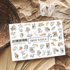 Sticker COLORFUL Nr. 82 di IBDI Nails