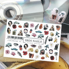 Sticker COLORFUL No. 91 from IBDI Nails