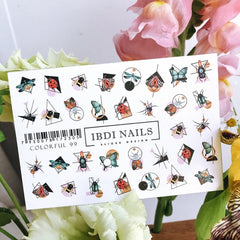 Sticker COLORFUL No. 99 from IBDI Nails