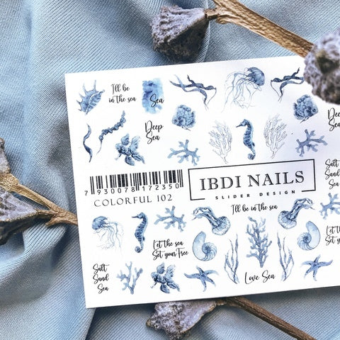 Стикер COLORFUL Nr. 102 от IBDI Nails