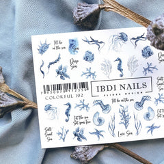 Sticker COLORFUL No. 102 from IBDI Nails