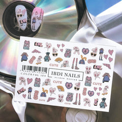 Sticker COLORFUL No. 104 from IBDI Nails