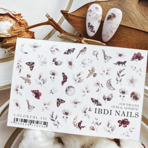 Sticker COLORFUL Nr.131 von IBDI Nails