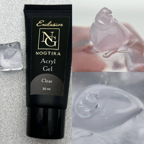 Acrylgel „Exclusive“ von Nogtika 30ml Clear