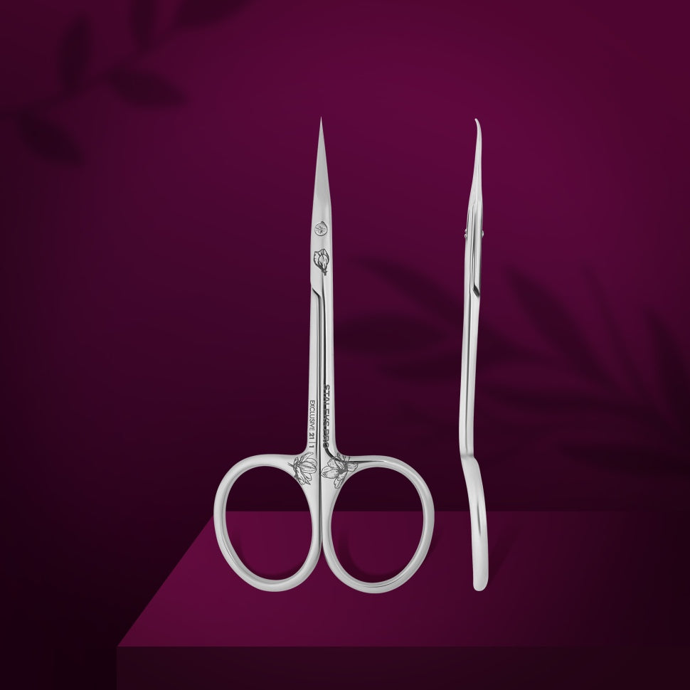 Forbice per cuticole "Magnolia / Zebra" SX-21/1 STALEKS EXCLUSIVE