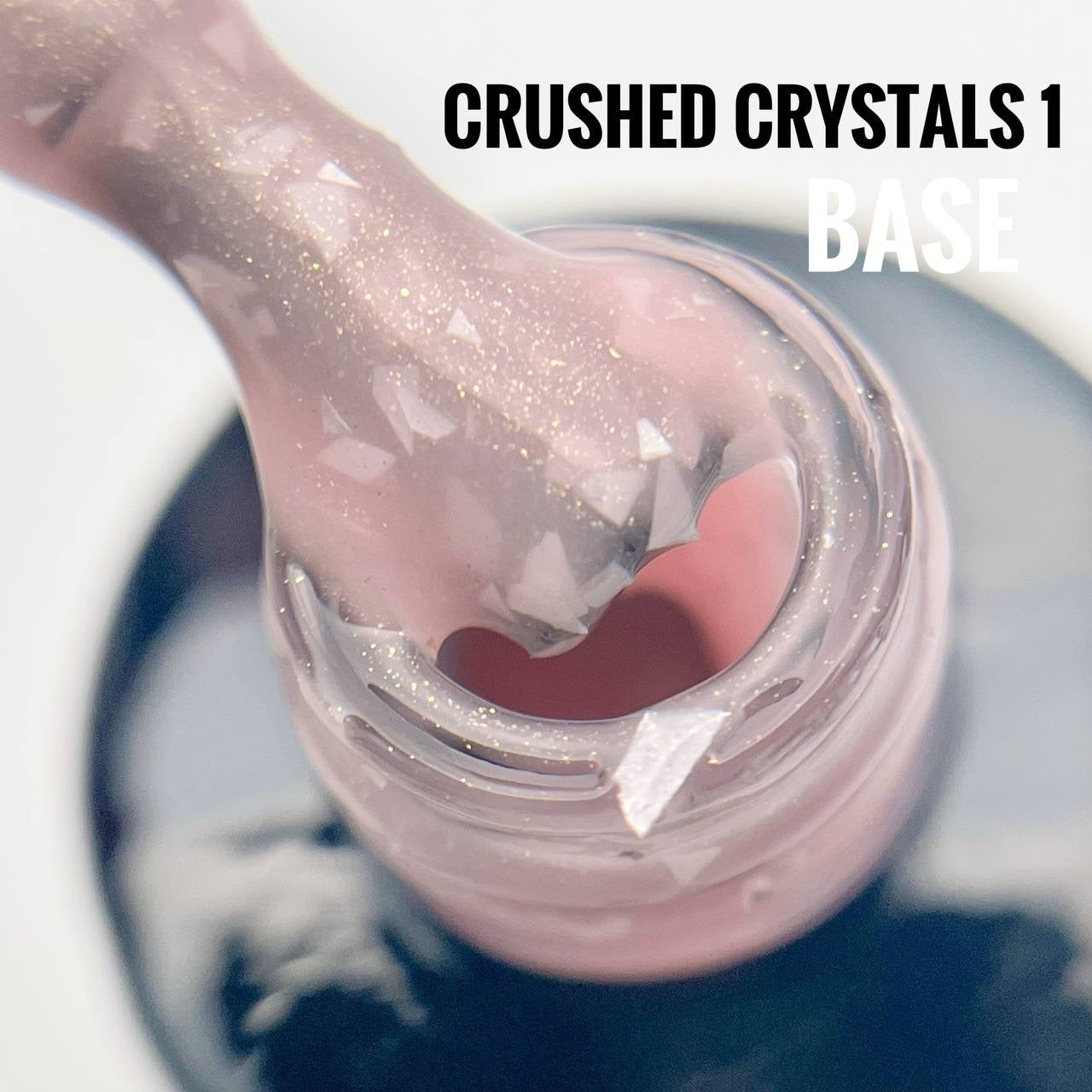 Rubber Base Crushed Crystals 8ml von NOGTIKA in 7 verschiedenen Tönen