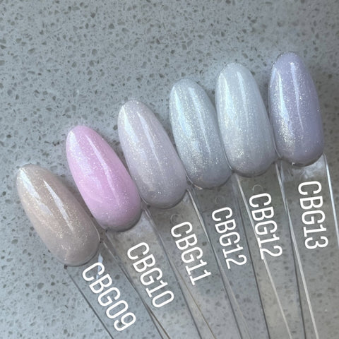 Color Rubber BASE GLAM 8ml von NOGTIKA in 6 Tönen erhältlich