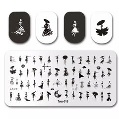 Stamping Platte Schablone MOUTEEN 15