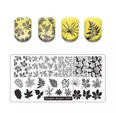 Stamping Plate Stencil Finger Angel V27