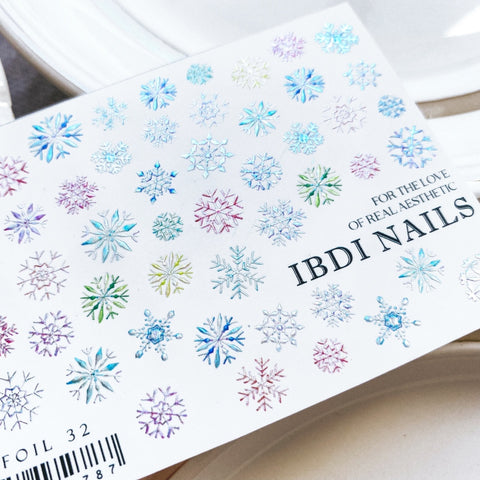 Sticker Air Foil 32 di IBDI Nails