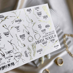Sticker Air Foil 48 di IBDI Nails