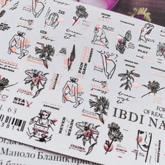 Sticker Air Foil 63 from IBDI Nails