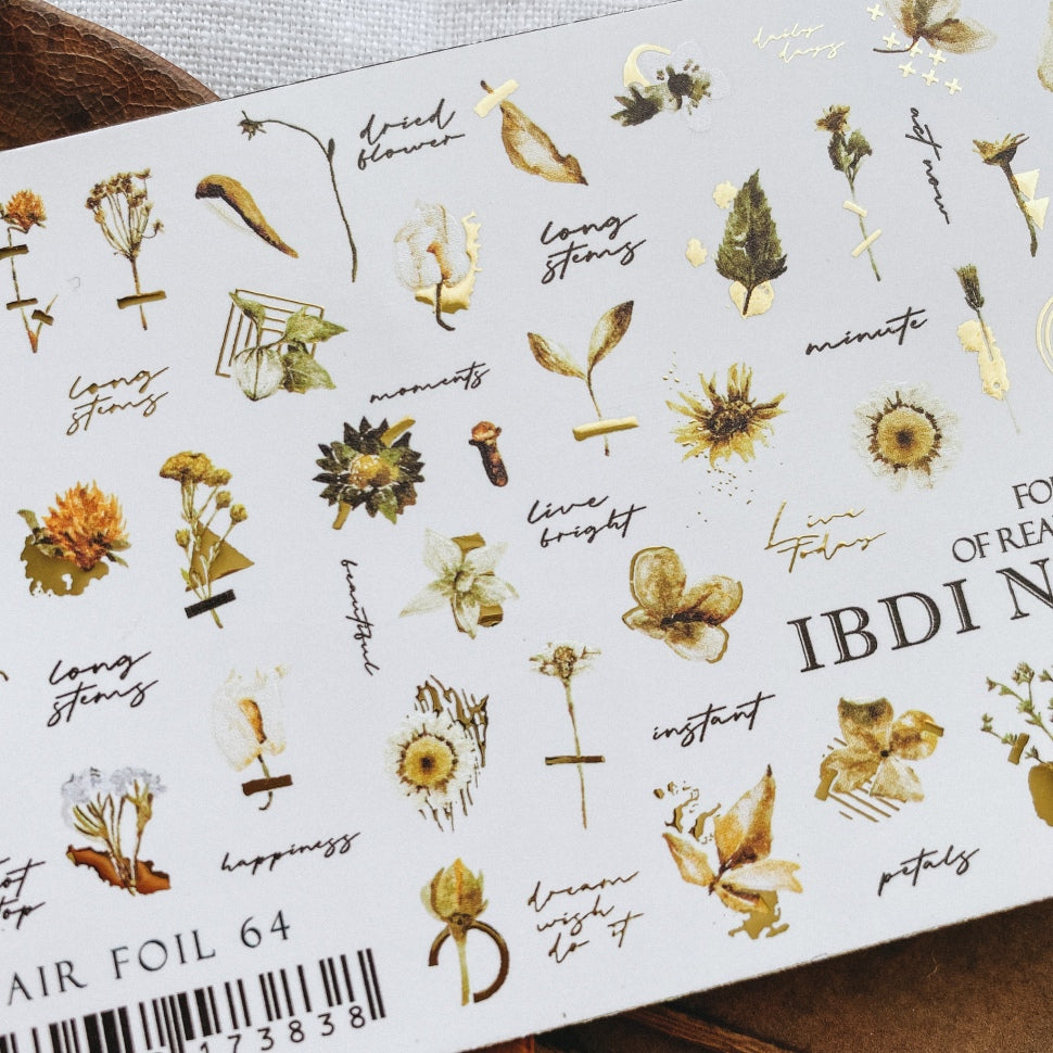 Sticker Air Foil 64 di IBDI Nails