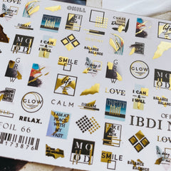 Sticker Air Foil 66 di IBDI Nails