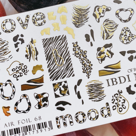 Sticker Air Foil 68 von IBDI Nails