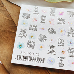 Sticker Air Foil 52 from IBDI Nails