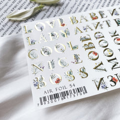 Sticker Air Foil 54 from IBDI Nails