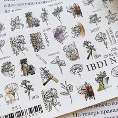 Sticker Nr. 553 di IBDI Nails