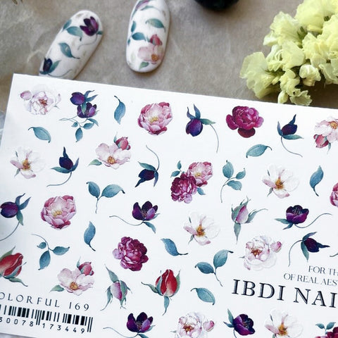 Sticker COLORFUL 169 von IBDI Nails