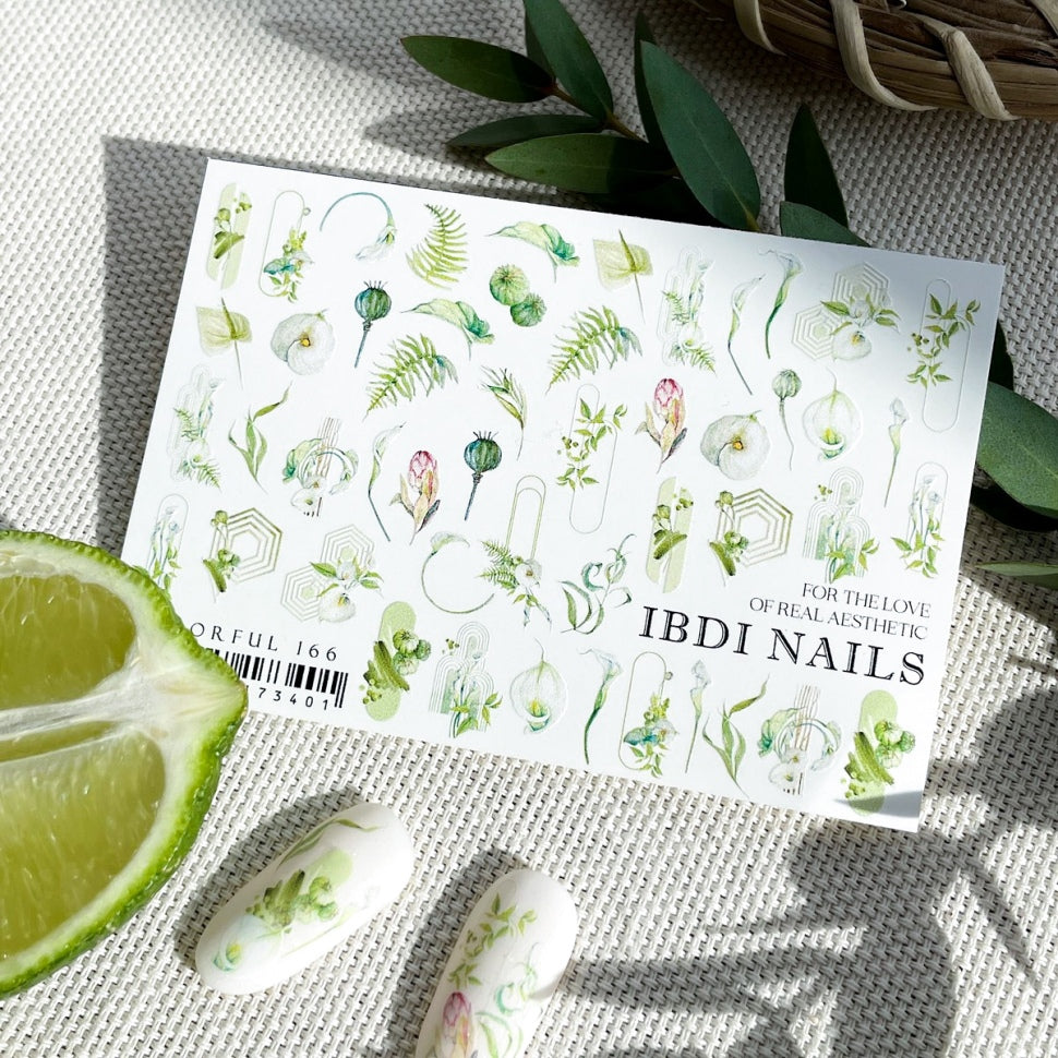 Sticker COLORFUL 166 di IBDI Nails