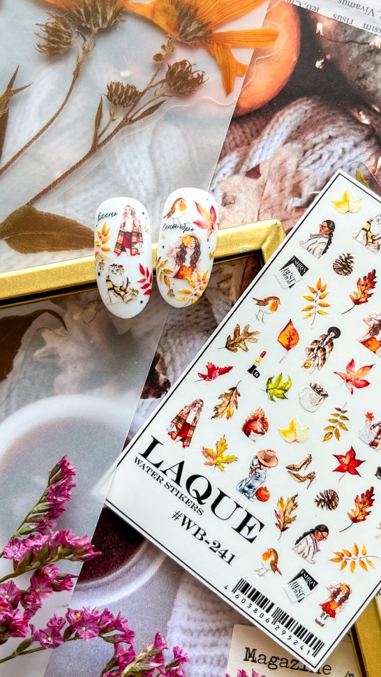 Sticker Design WB241 (Water-soluble Stickers) by Laque