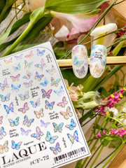 Slider with foil CF72 gold (water-soluble stickers) from Laque