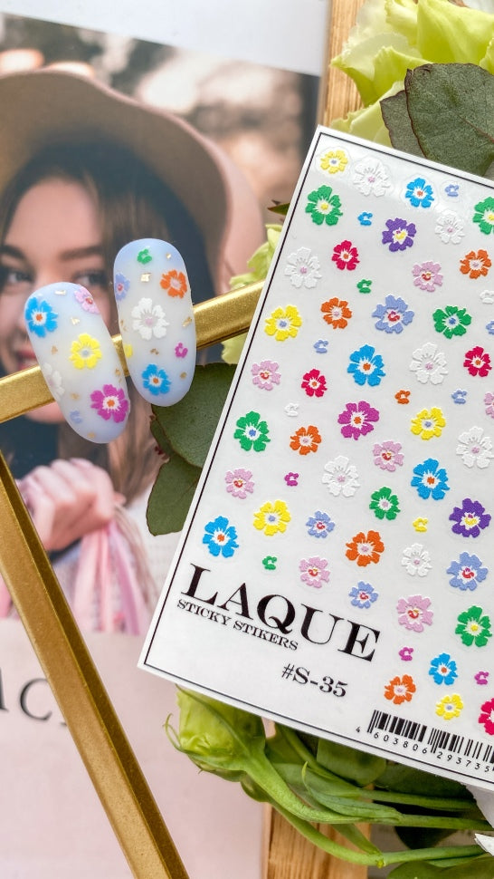 Self-adhesive stickers S-35 from LAQUE