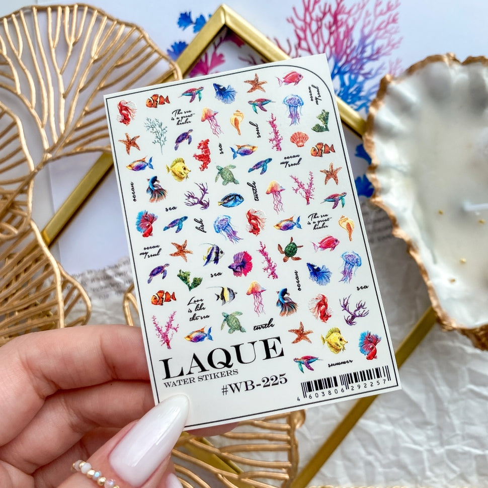 Sticker Design WB225 (adesivi ad acqua) di Laque