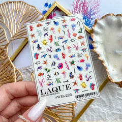 Sticker Design WB225 (Water-soluble Stickers) by Laque