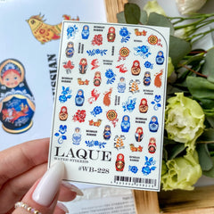 Sticker Design WB228 (adesivi a base d'acqua) di Laque