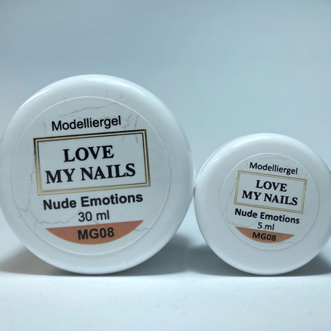 Modelliergel 'Nude Emotions' 5ml-30ml von Love My Nails