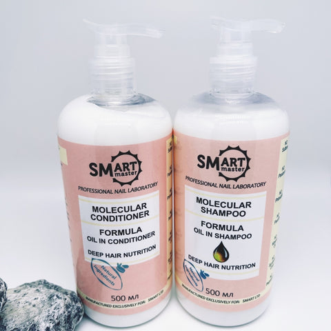 Molekular Conditioner/Haarspülung Oil Formula (für kraftloses und glanzloses Haar) von SMART 500ml