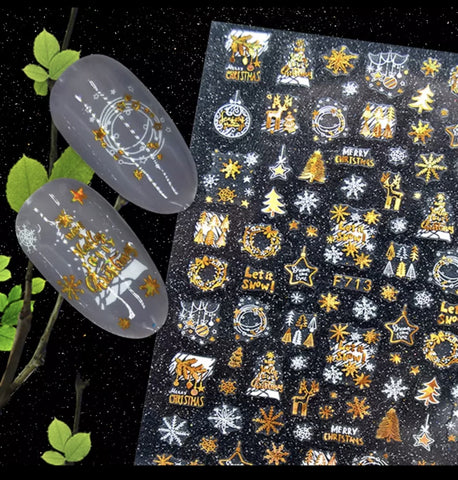 Stickers Christmas and Winter Motifs