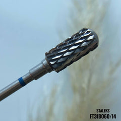 Milling cutter attachment carbide bit medium (blue) in sizes: 5.0mm and 6.0mm from STALEKS