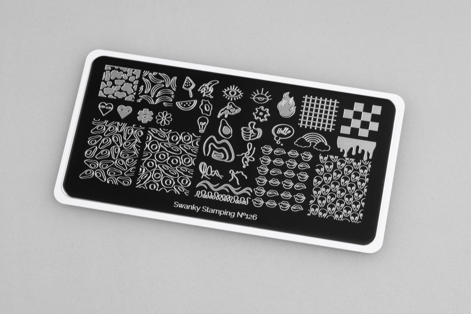 Stamping Plate Stencil Nr.126 di Swanky
