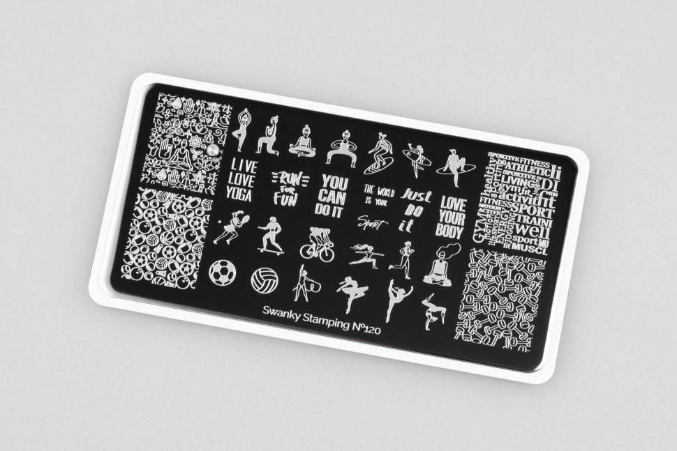Stamping Platte Schablone Nr. 120 von Swanky