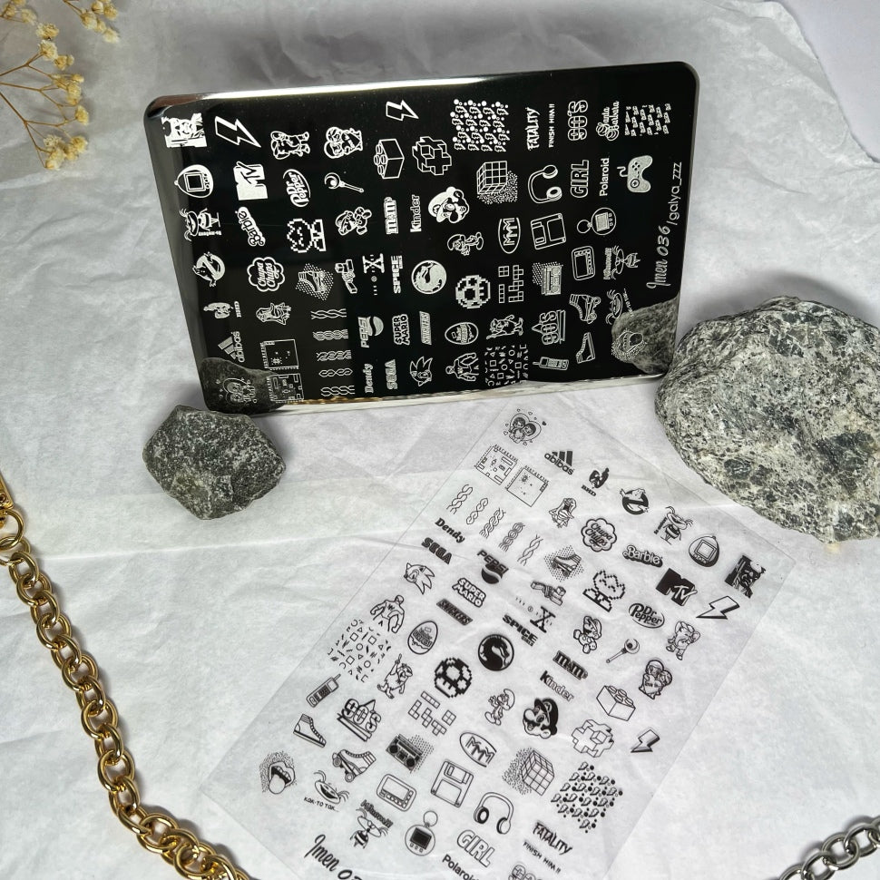 Stamping Platte Schablone Nr. 36 von Imen