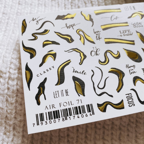 Sticker Air Foil 71 von IBDI Nails