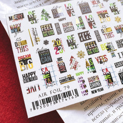 Sticker Air Foil 79 di IBDI Nails
