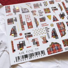 Sticker Air Foil 77 di IBDI Nails