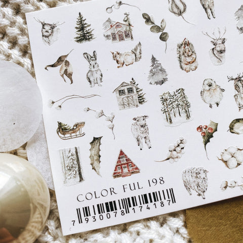 Sticker COLORFUL 198 von IBDI Nails